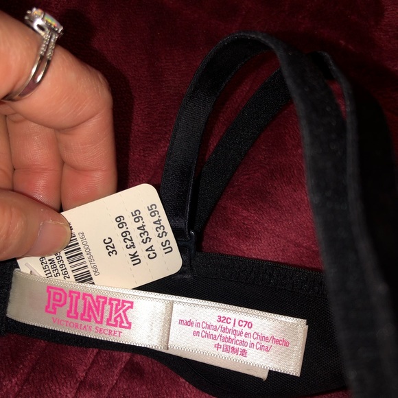 Vs Pink Super Push Up Bra Size 32C NWT - Picture 3 of 3